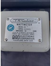 Bird Model 43 RF Wattmeter sn58941